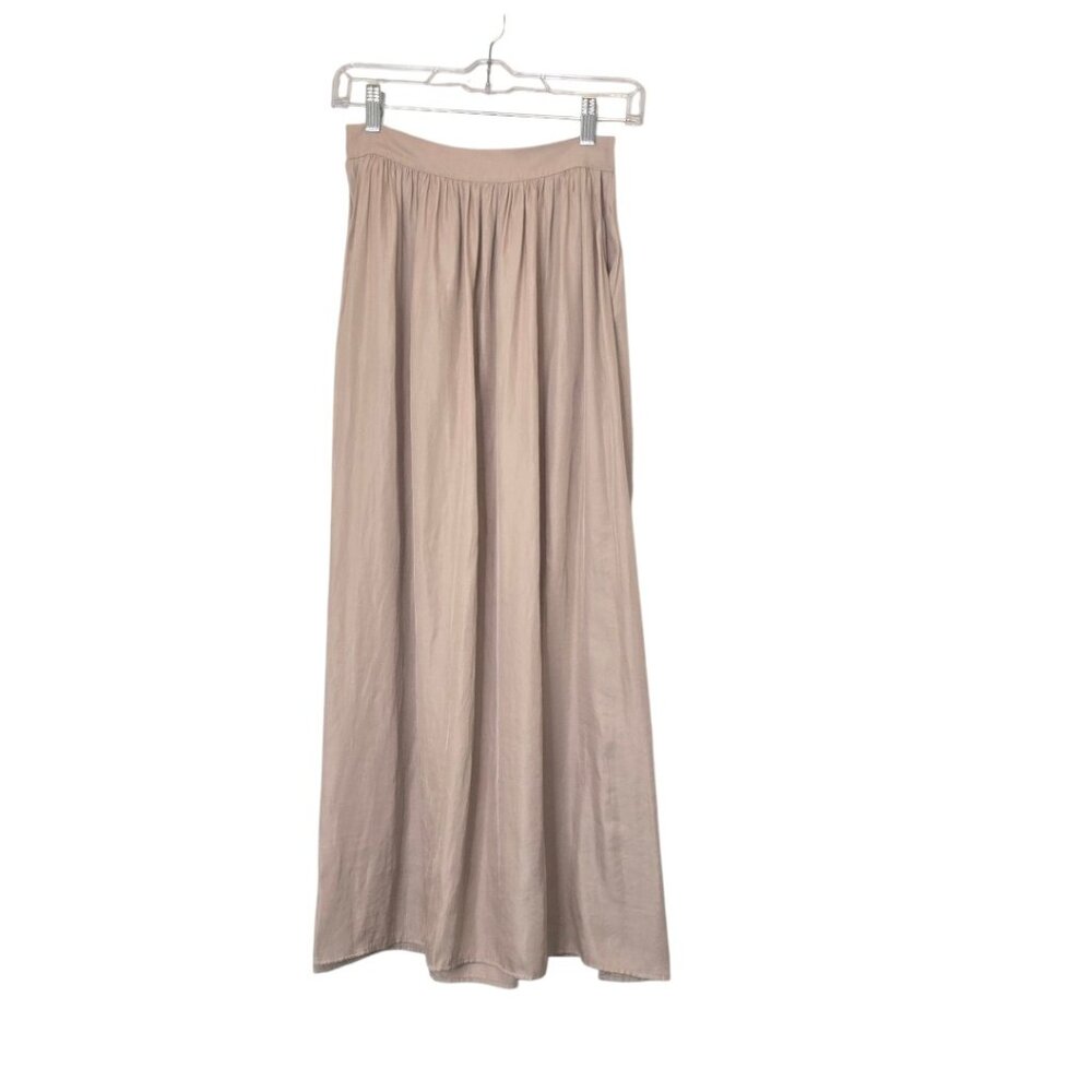 American Eagle Maxi Skirt XS Flowy w/Pockets Elastic Waist Boho A Line